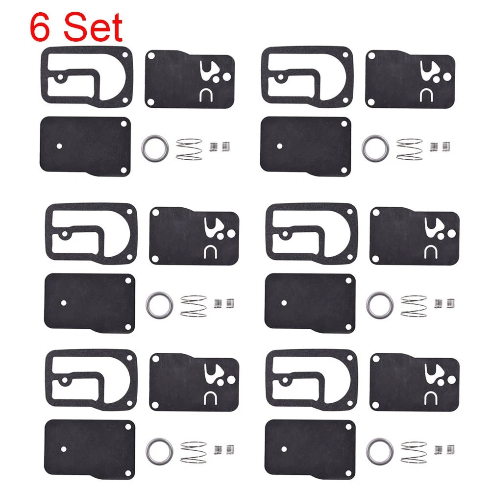 Set of 6 Fuel Pump Diaphragm Kit for B&S 393397 401400 402400