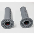 1 Pair 22mm Grey Rubber Hand Grip for ATV Quad Bikes (Universal)