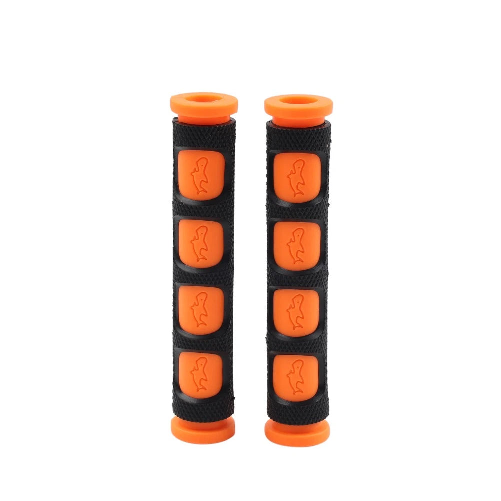 2X Rubber Brake Clutch Handle Bar Grips Lever Sleeve Cover - Universal Orange