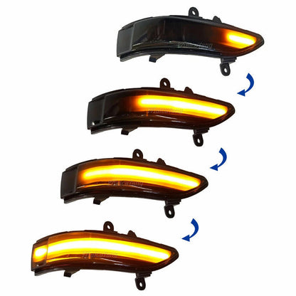 Sequential Smoked LED Side Mirror Indicator Light for Subaru Forester (2011–2013)