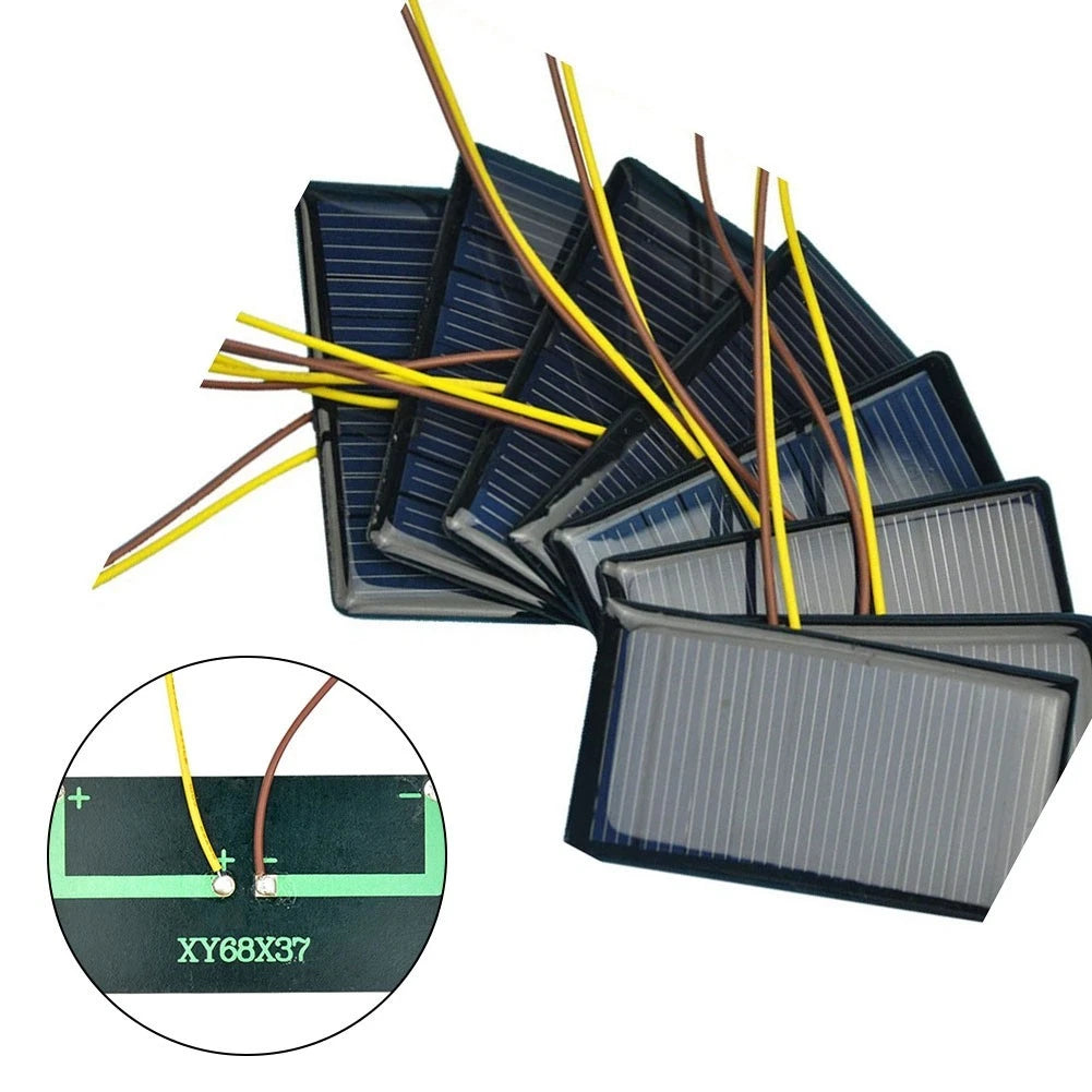 10PCS Portable Solar Charger Kit 5V for Small Scale Projects