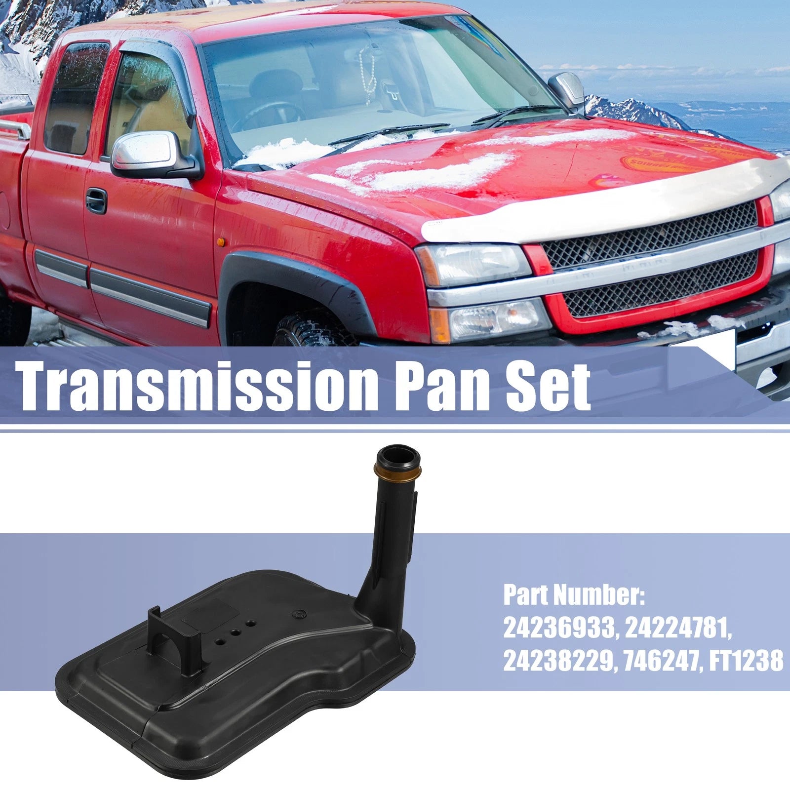Transmission Filter Oil Pan Replacement for Chevrolet Silverado 1500 (2008–2016)
