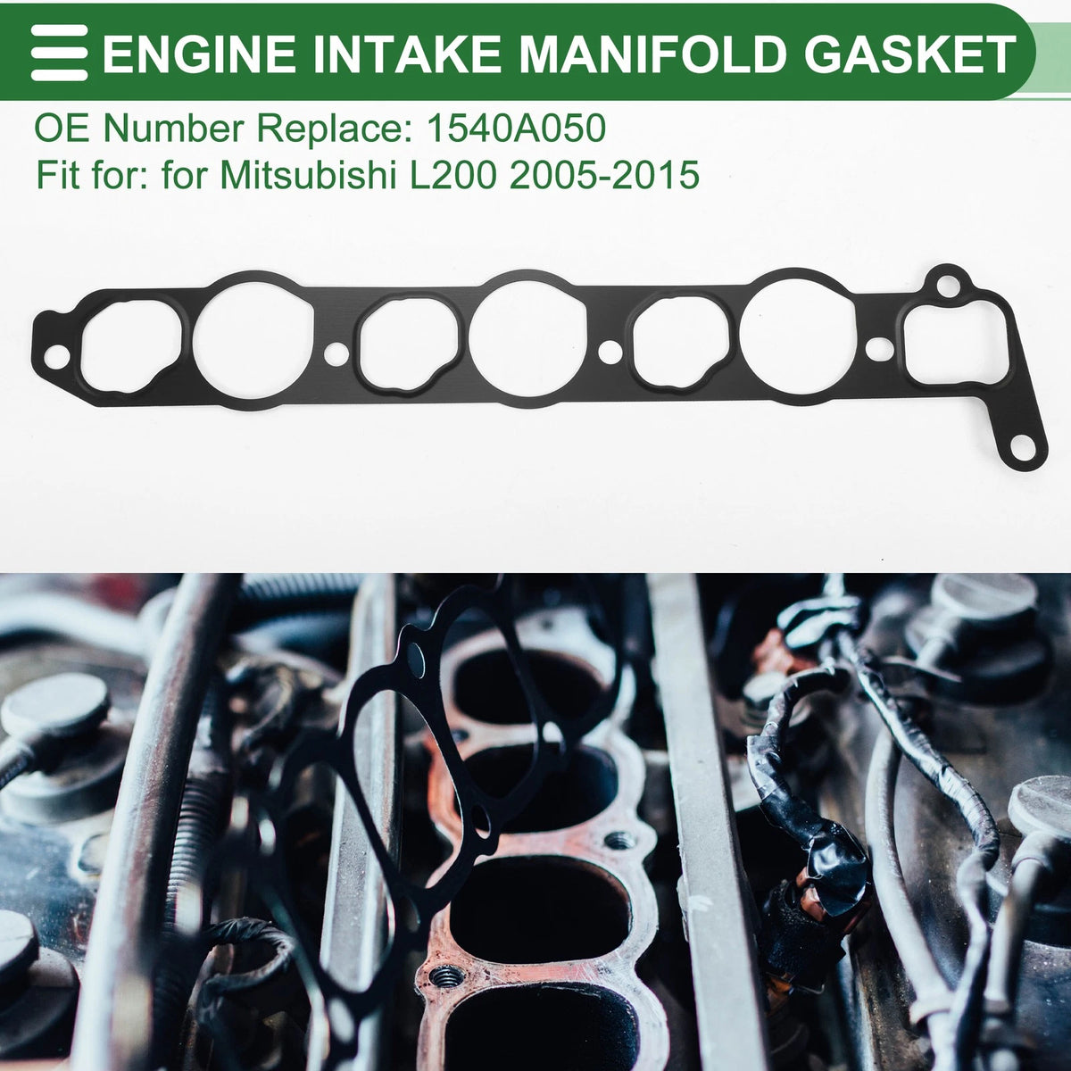 Engine Intake Manifold Gasket for Mitsubishi L200 (2005–2015) No.1540A050
