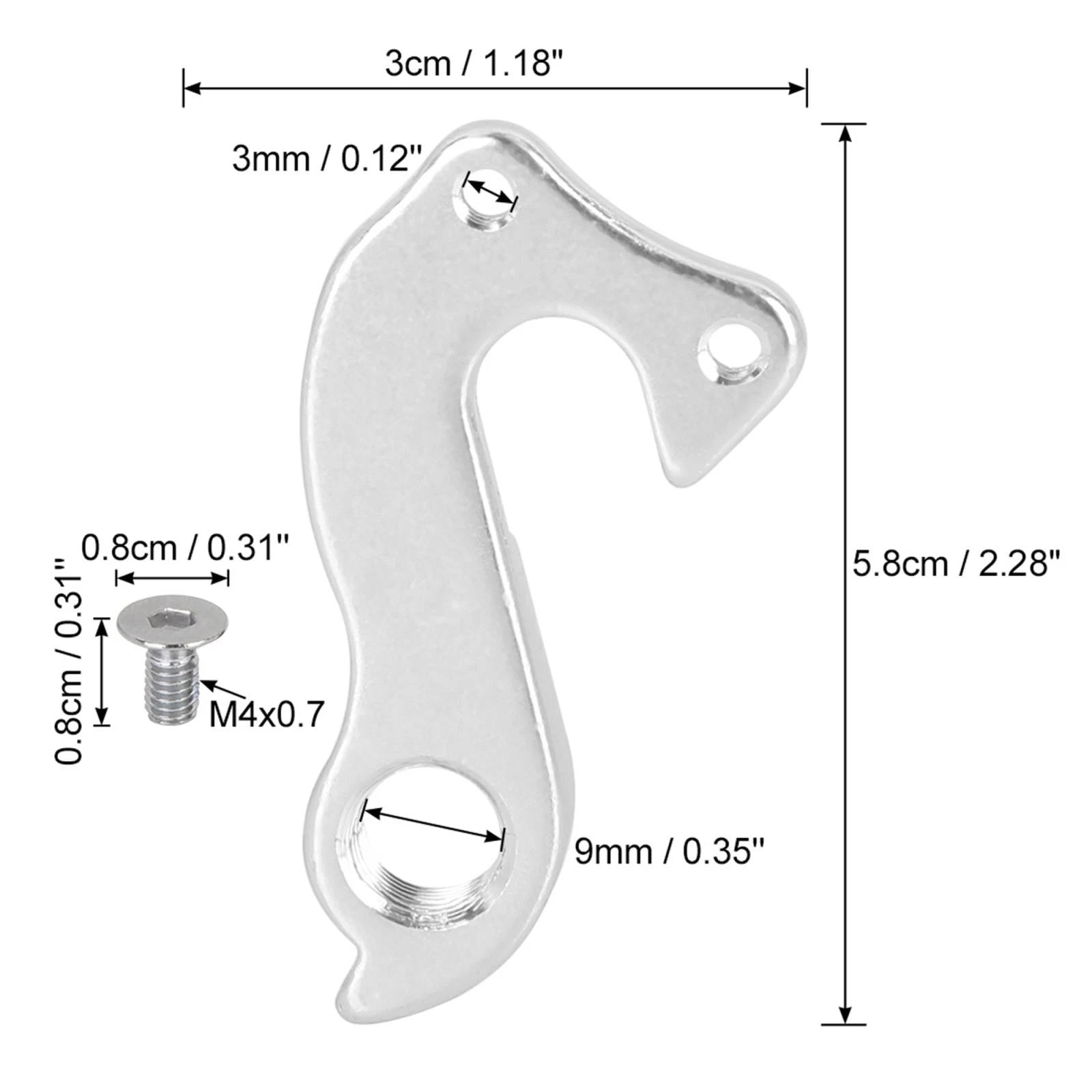 Rear Derailleur Hanger Replacement for Bike Aluminium Frame (2010–2020)