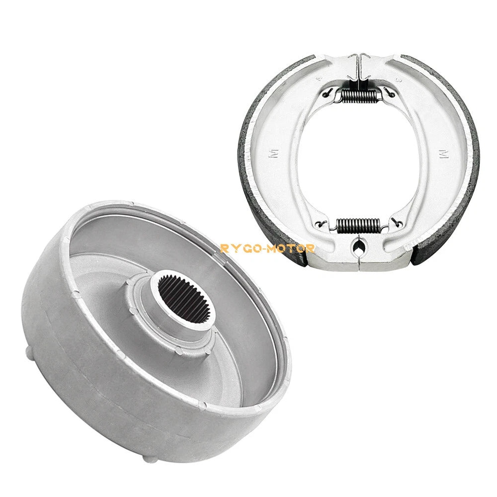 Rear Brake Drum & Brake Shoes Kit for Honda Recon 250 TRX250TE (2002–2023)