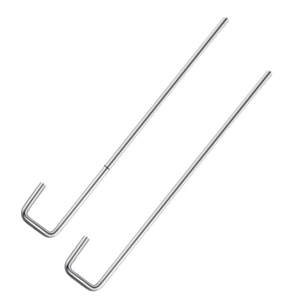 2X J Clip Replacement for Table Tennis Net Set - Steel Clips