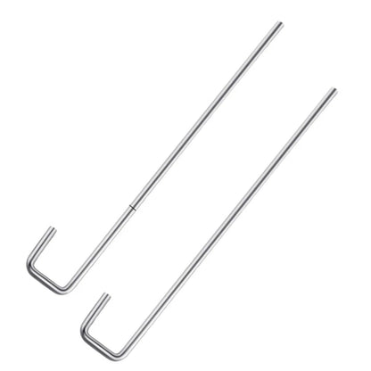 2X J Clip Replacement for Table Tennis Net Set - Steel Clips