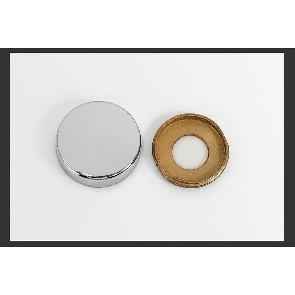 Zinc Alloy Mirror Nail Screw with Chrome Finish for Decor