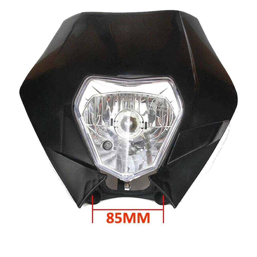 Head Tail Light Kit for Dirt Bike (Black)