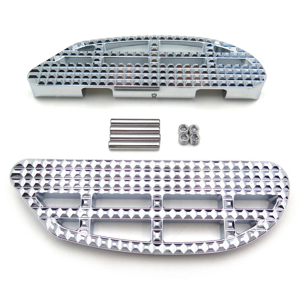 Chrome Knob Dominator Passenger Footboard for Harley Softail (2000–2017)