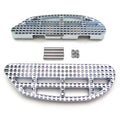 Chrome Knob Dominator Passenger Footboard for Harley Softail (2000–2017)