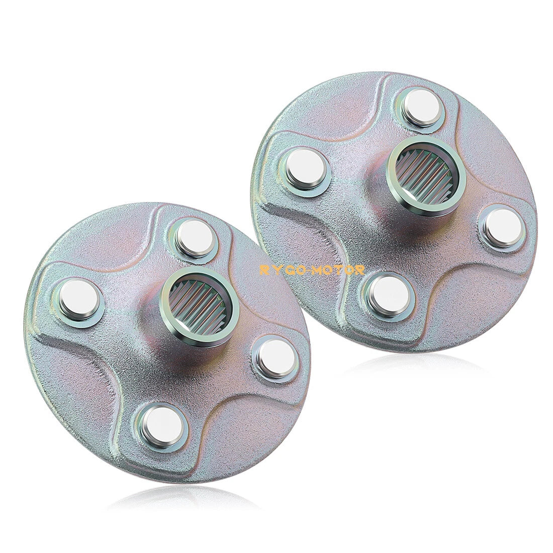 2X Rear Wheel Hubs for Yamaha Breeze 125 YFA1 (1989–2004) Grizzly 125 YFM125 (2004–2013)