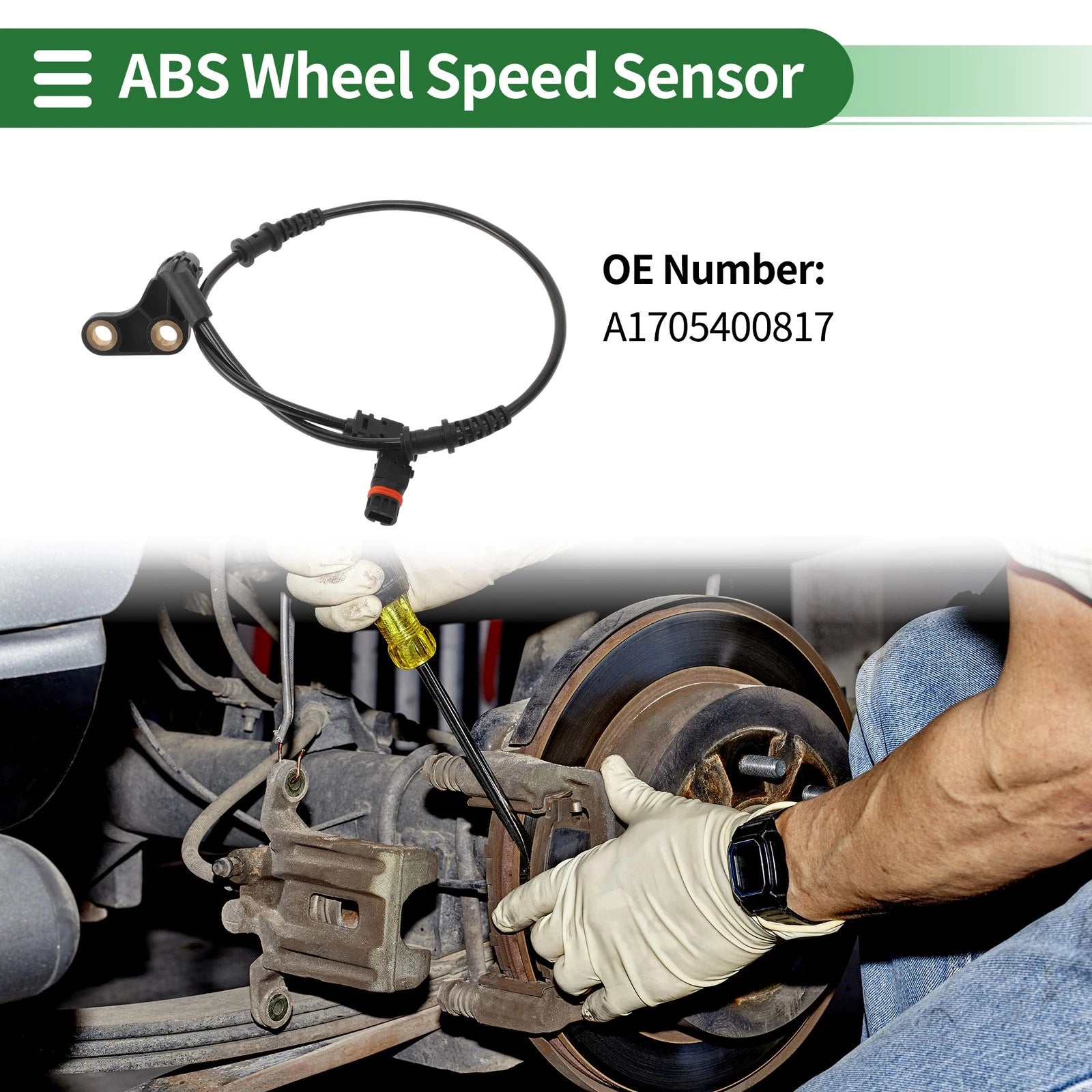 ABS Wheel Speed Sensor Replacement for Mercedes-Benz SLK-Class (2003–2004)