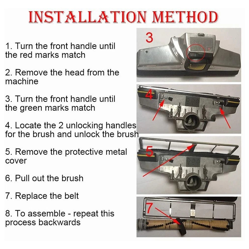 Vacuum Cleaner Maintenance Belt Parts Replacement