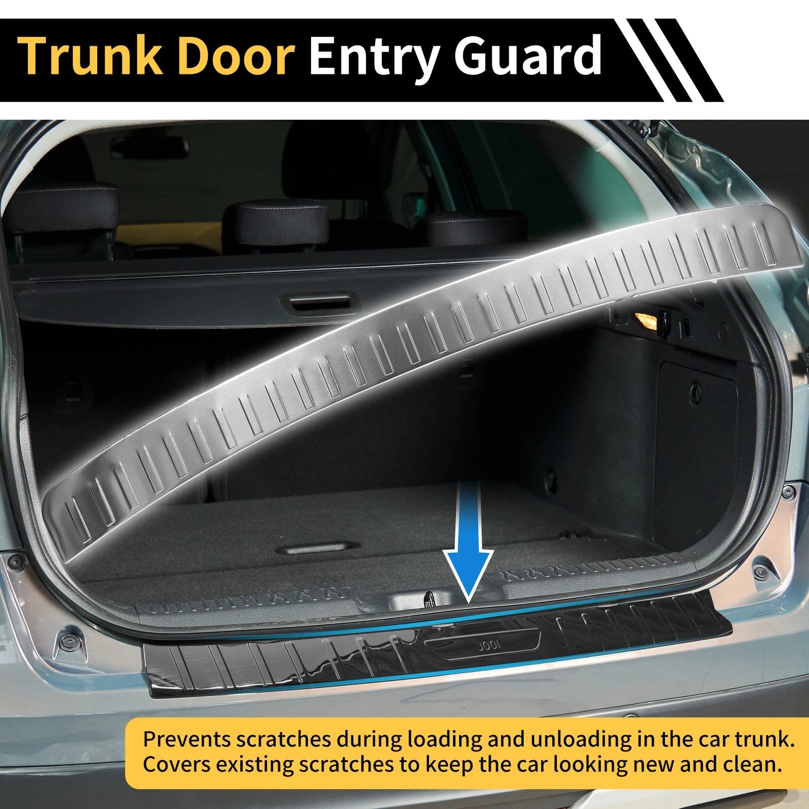 Bumper Guards for Subaru Forester 2013-2018 Rear Replacement Silver Tone 1 Pc