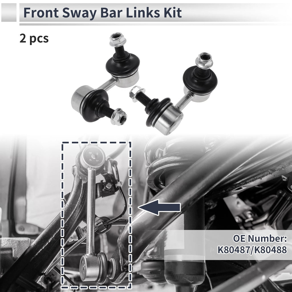 Front Stabilizer Bar Links No Bushing for Acura RSX 2002–2006