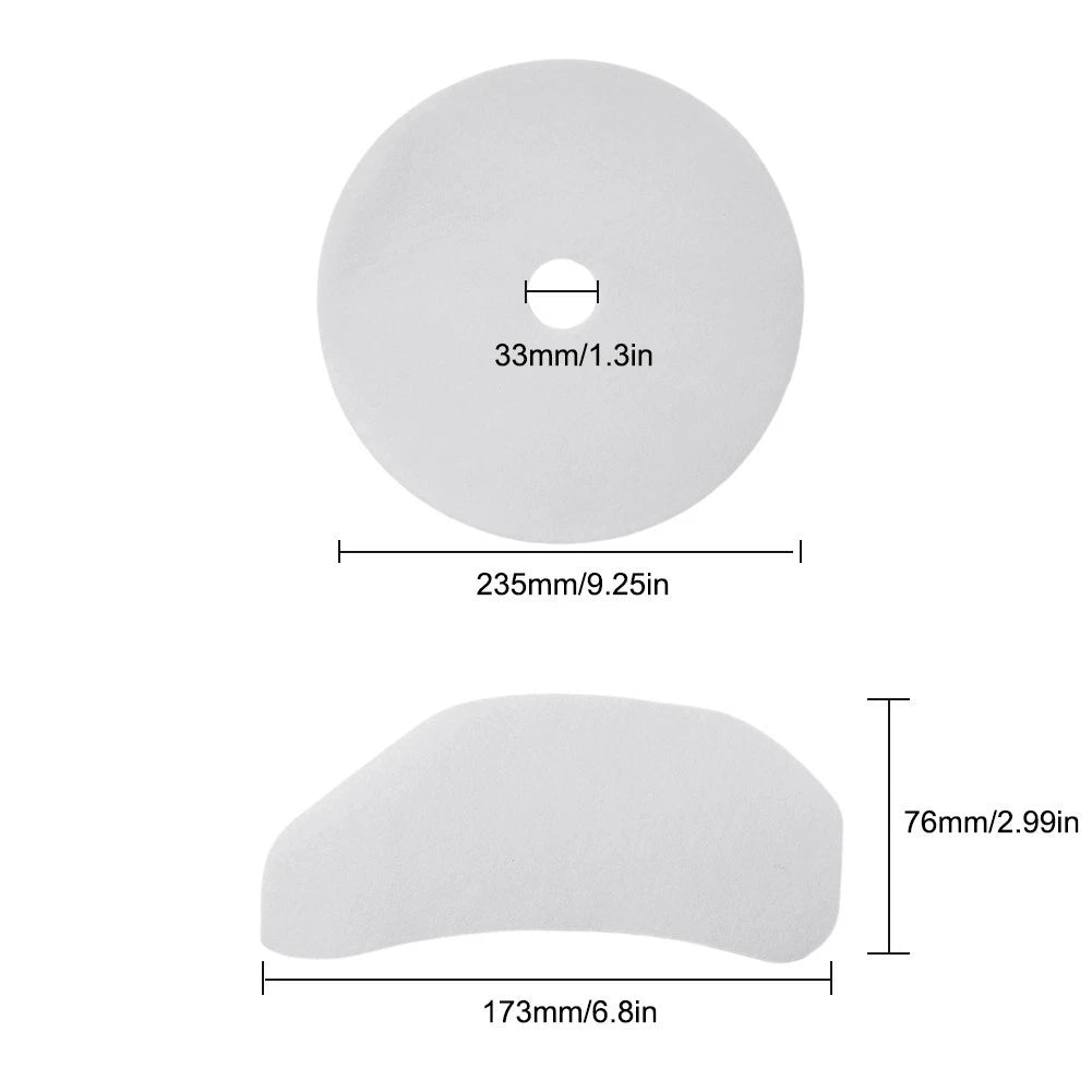 Exhaust Filter Set for BUSH DHB7VTDW/DHB7VTDB (2010–2020)