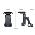 Handlebar Phone Holder for Motorcycle Scooters (Universal Fit)