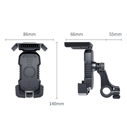 Handlebar Phone Holder for Motorcycle Scooters (Universal Fit)