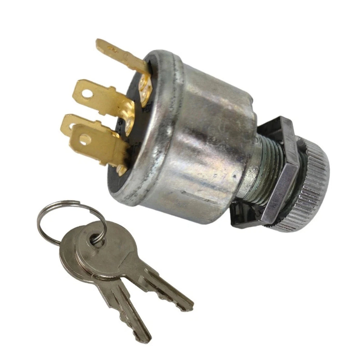 Ignition Switch for EZGO Golf Cart (1981–Present) 33639-G01, 4 Terminal w/ Keys