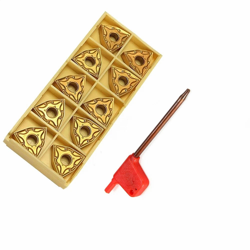10X WNMG080404 Carbide Turning Inserts for Efficient Cutting
