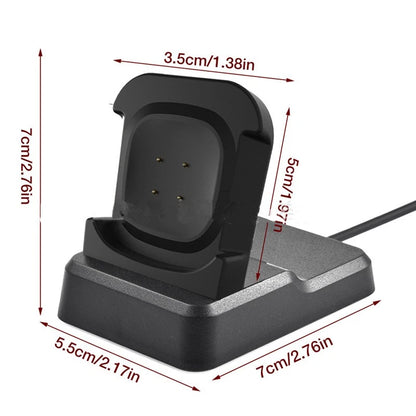USB Charger Dock Cradle for Fitbit Versa 3/Sense (2020–2021)