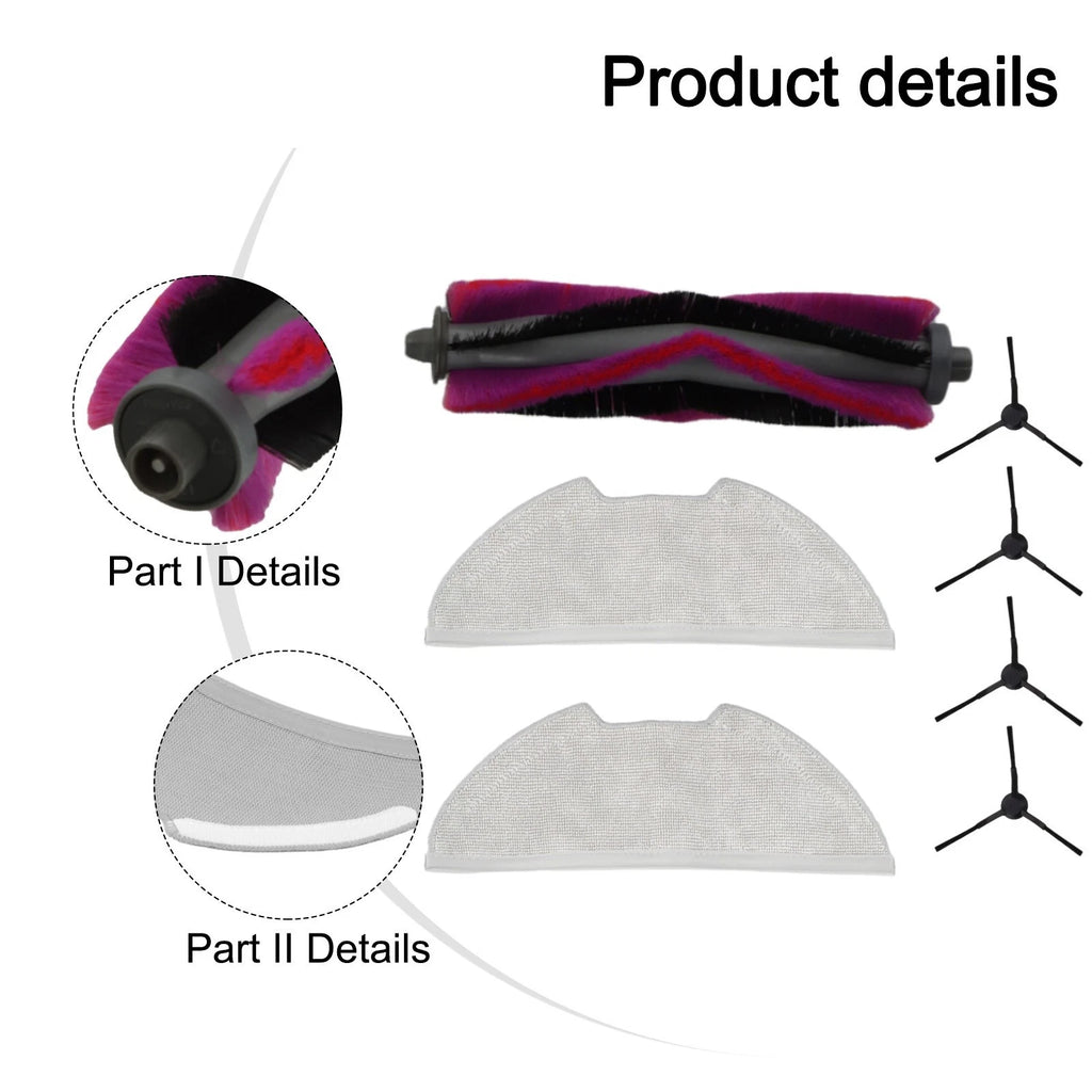Main Roller Brush and Mop Cloths for Eureka E20 Plus
