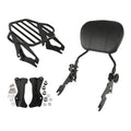 Backrest Sissy Bar Luggage Rack & 4 Point Docking for Harley Touring (2014–2024)