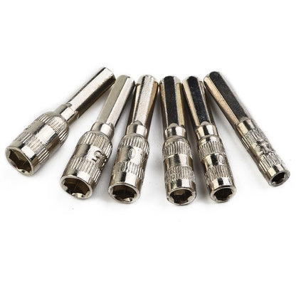 Set of 6 Hex Socket H4 Hand Tools for Automotive Bolts