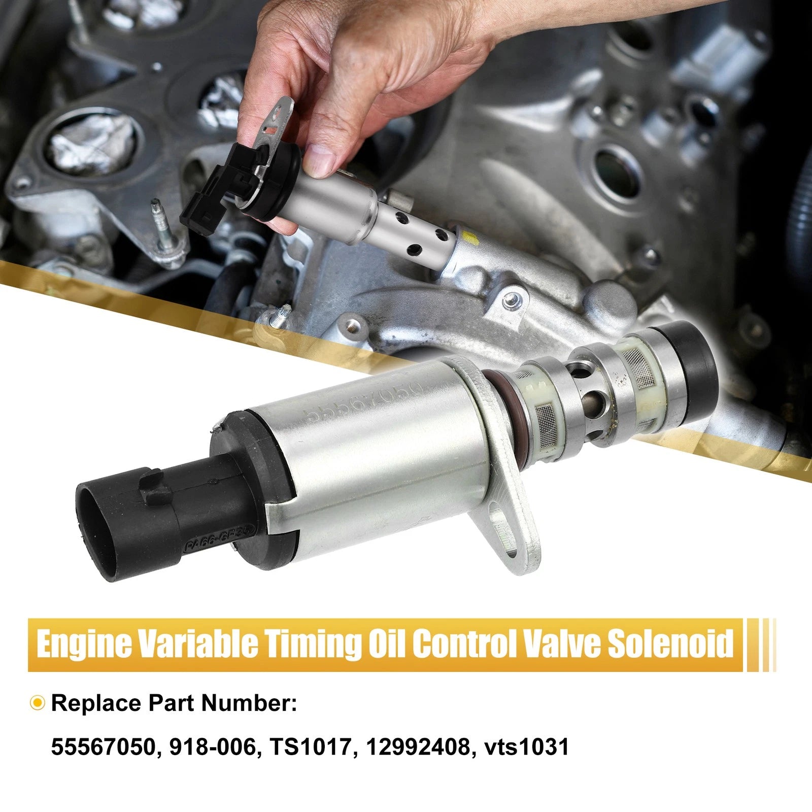 Engine Variable Valve Timing VVT Control Solenoid for Chevy Aveo (2010–2011)