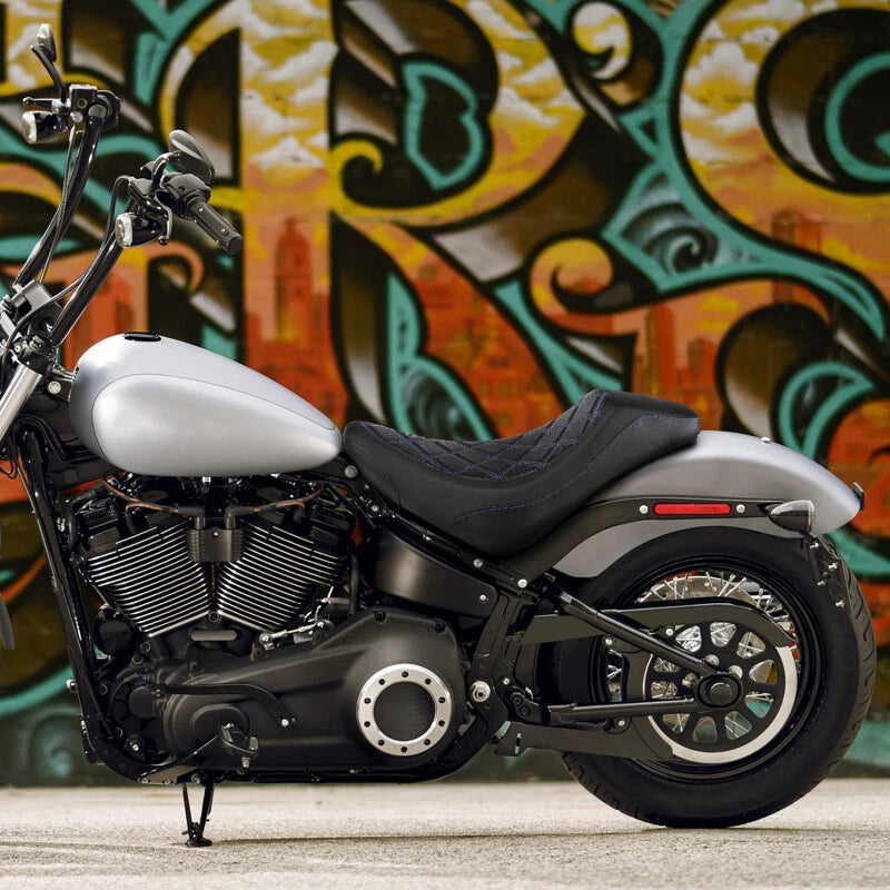 Solo Driver Seat for Harley Softail Slim Heritage Classic Street Bob (2018–2021)