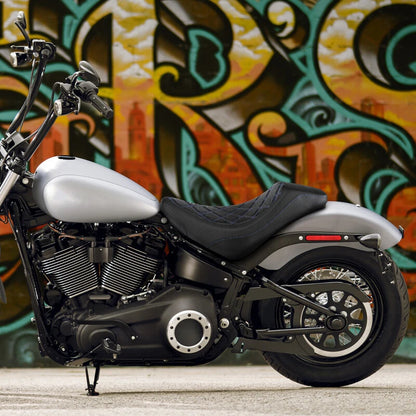Solo Driver Seat for Harley Softail Slim Heritage Classic Street Bob (2018–2021)