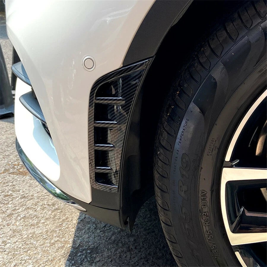 2 Pcs Car Front Bumper Side Air Vent Splitter Spoiler For Mercedes Class GLC43