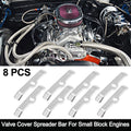 Valve Cover Spreader Bar Hold Down Tab Replacement for Chevy 283 305 327 (8pcs) (1960–1969)