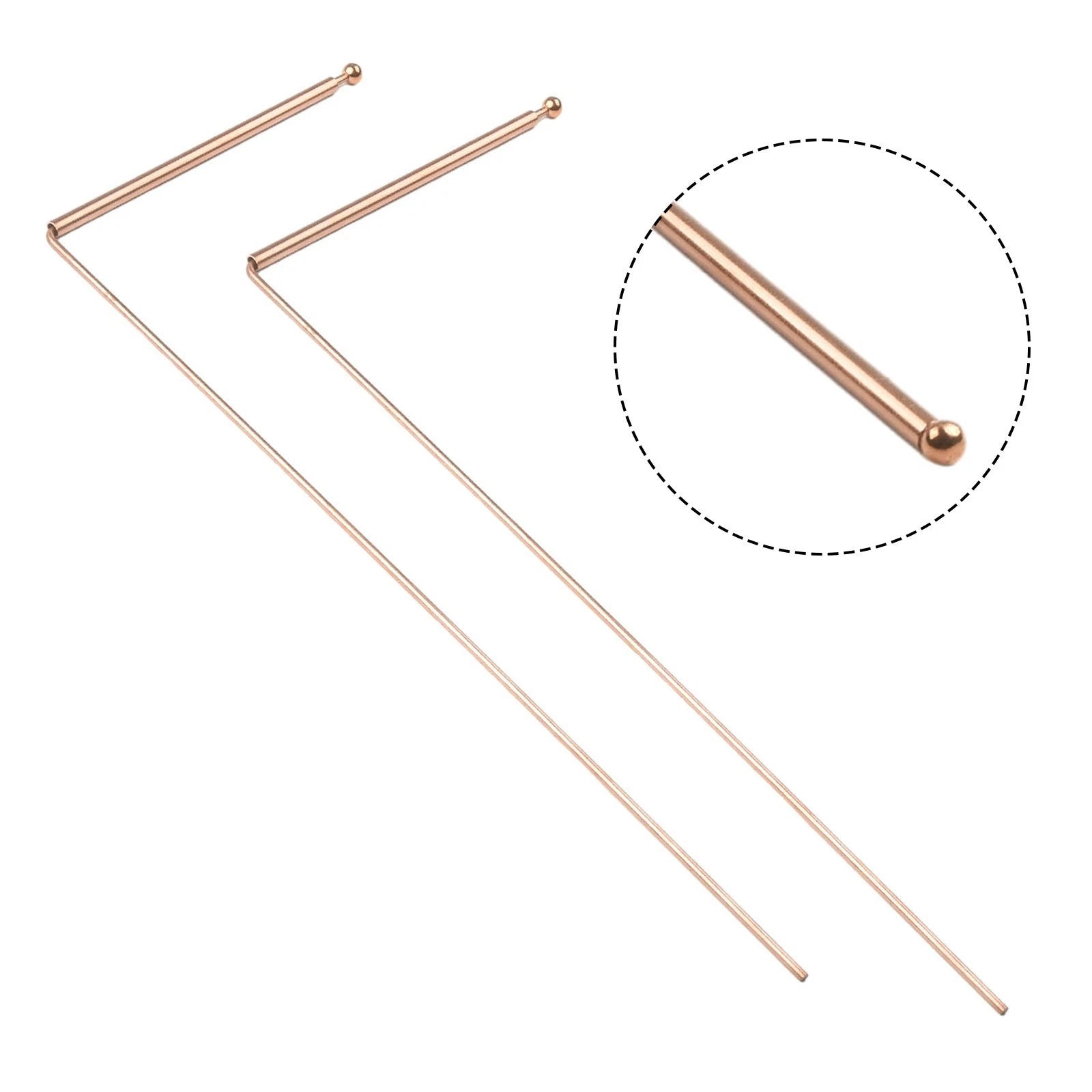 2X Copper Detector Rods for Essential Tool Set