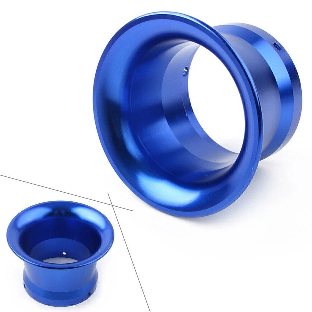 CNC 50mm Carburetor Air Inlet Tip Vent Collar Horn Protector Blue Universal