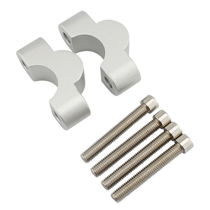 1 Set Silevr Handlebar Lift Clamp Risers For BMW S1000XR 2020-2026