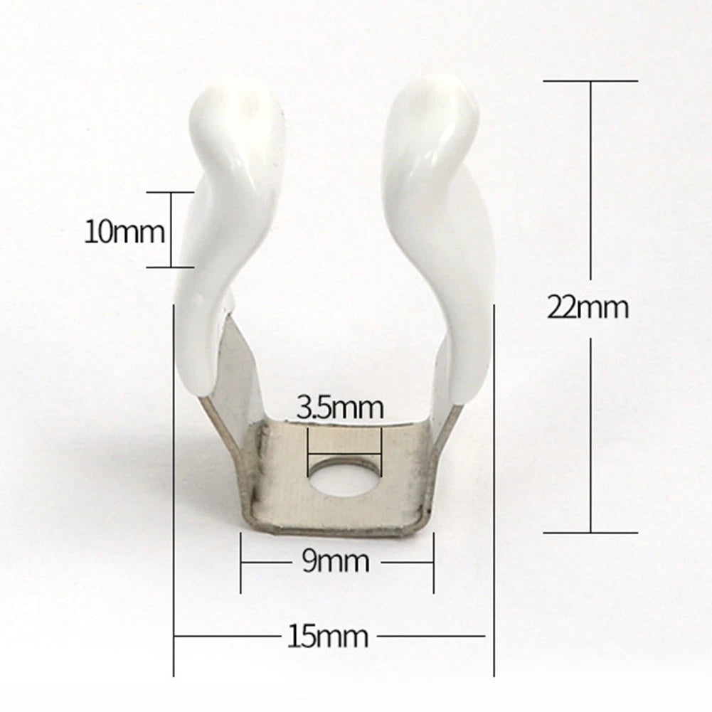 10PCS Flexible Tool Storage Spring Clips for Various Measurements