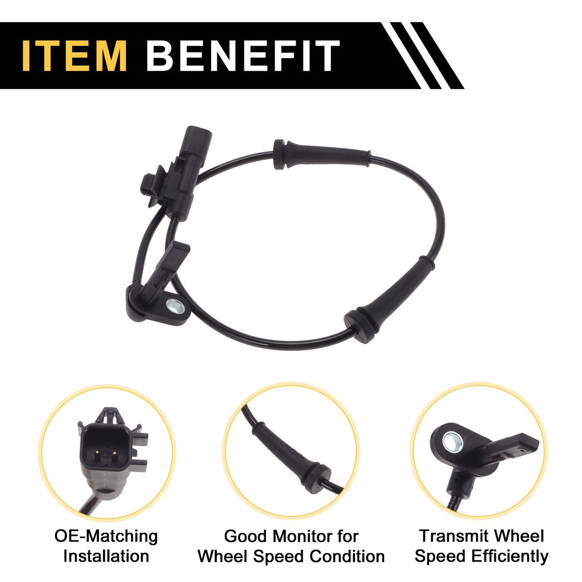 ABS Wheel Speed Sensor No.26360872 for Buick Velite 6 (2022) 1 Pcs Rear Left