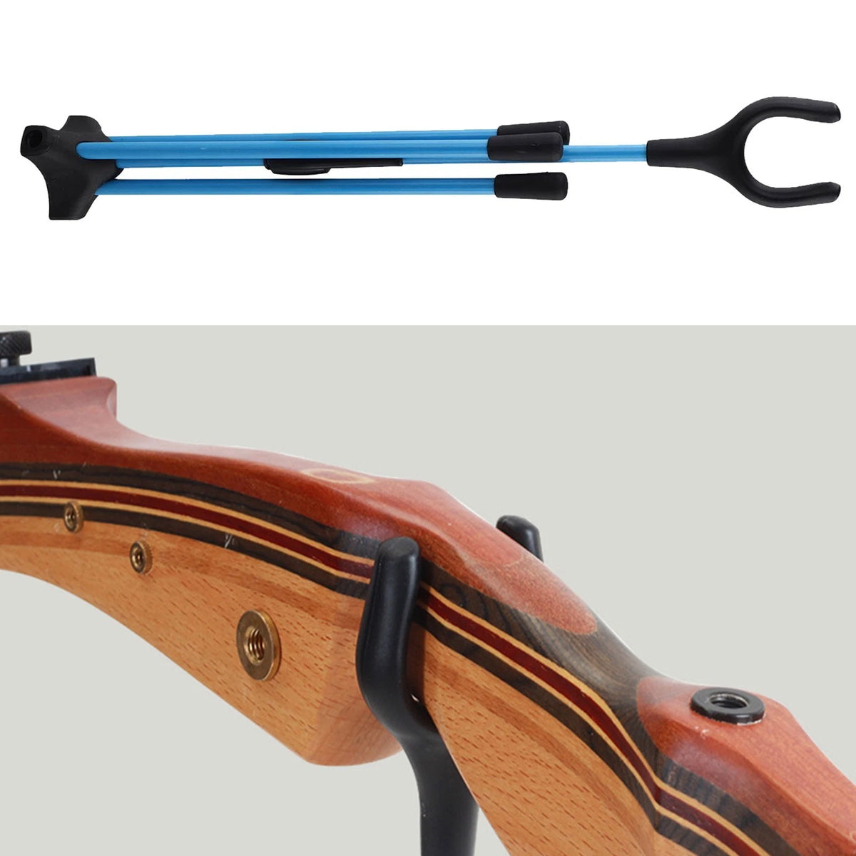 Portable Bracket Rack for Recurve Bow Longbow (Effortless Installation)