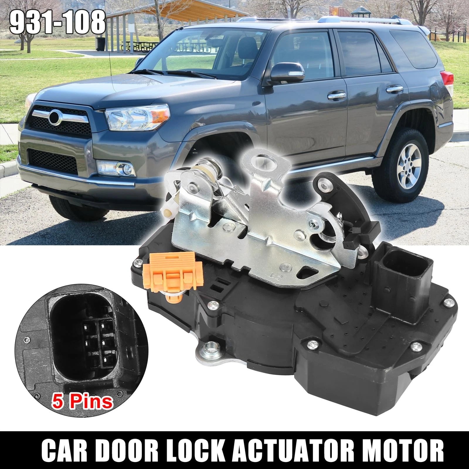 Door Lock Actuator Motor Rear Left Replacement for Chevrolet Suburban (2015–2020)