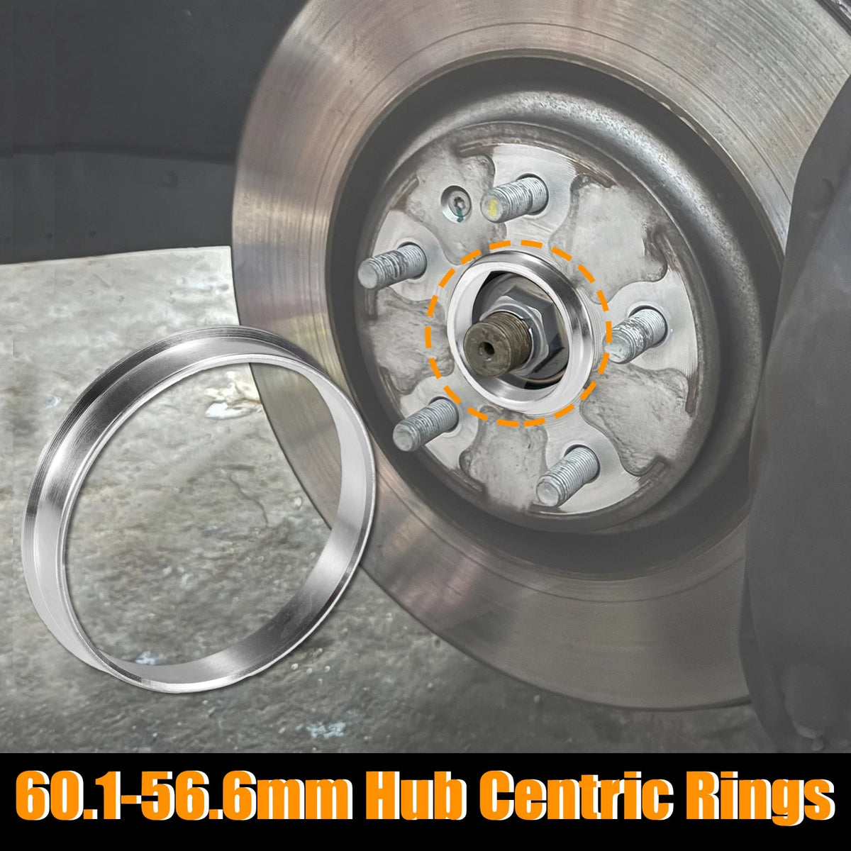 Set of 4 Hub Centric Rings for Car (OD 60.1mm to ID 56.6mm)