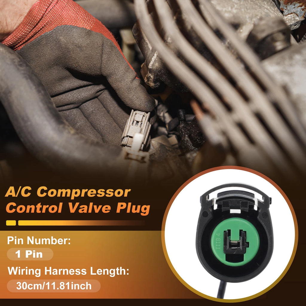 A/C Compressor Control Valve Plug Set for Hyundai Elantra/Santa Fe/Accent (1996–2012)