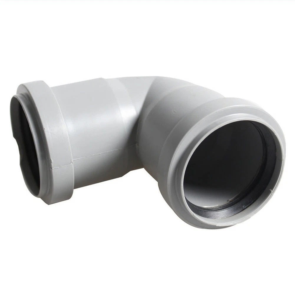 50mm Drainage Pipe Elbow 90deg Bend Push Fit Tool Installation