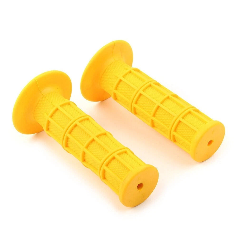 Pair Soft Rubber Hand Grips for ATV MX Dirt Bike (7/8")