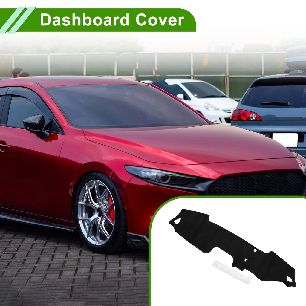 Dash Cover Mat for Mazda MX-5 ND RF Miata (2015–2020) Black