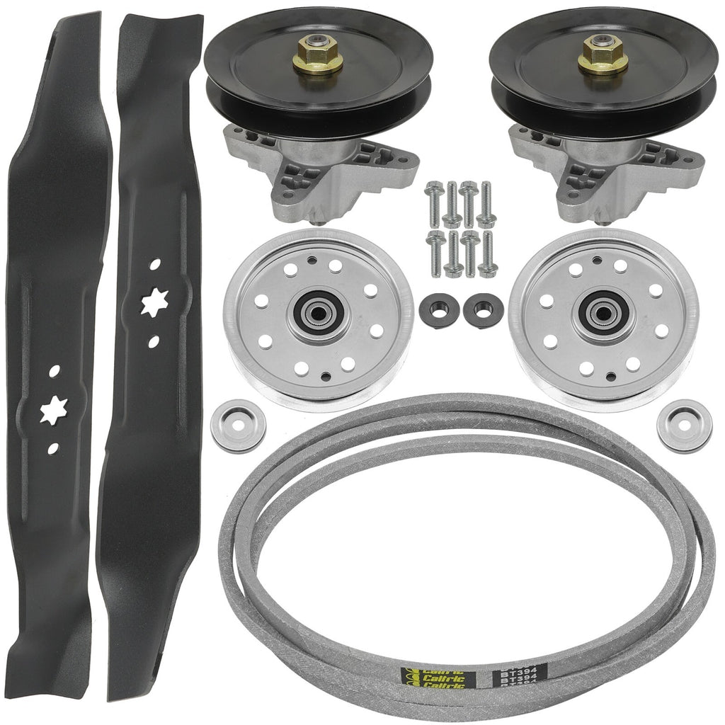 Deck Spindle with Pulley Belt for Troy-Bilt Super Bronco Range Rider 42" (2017–2022)