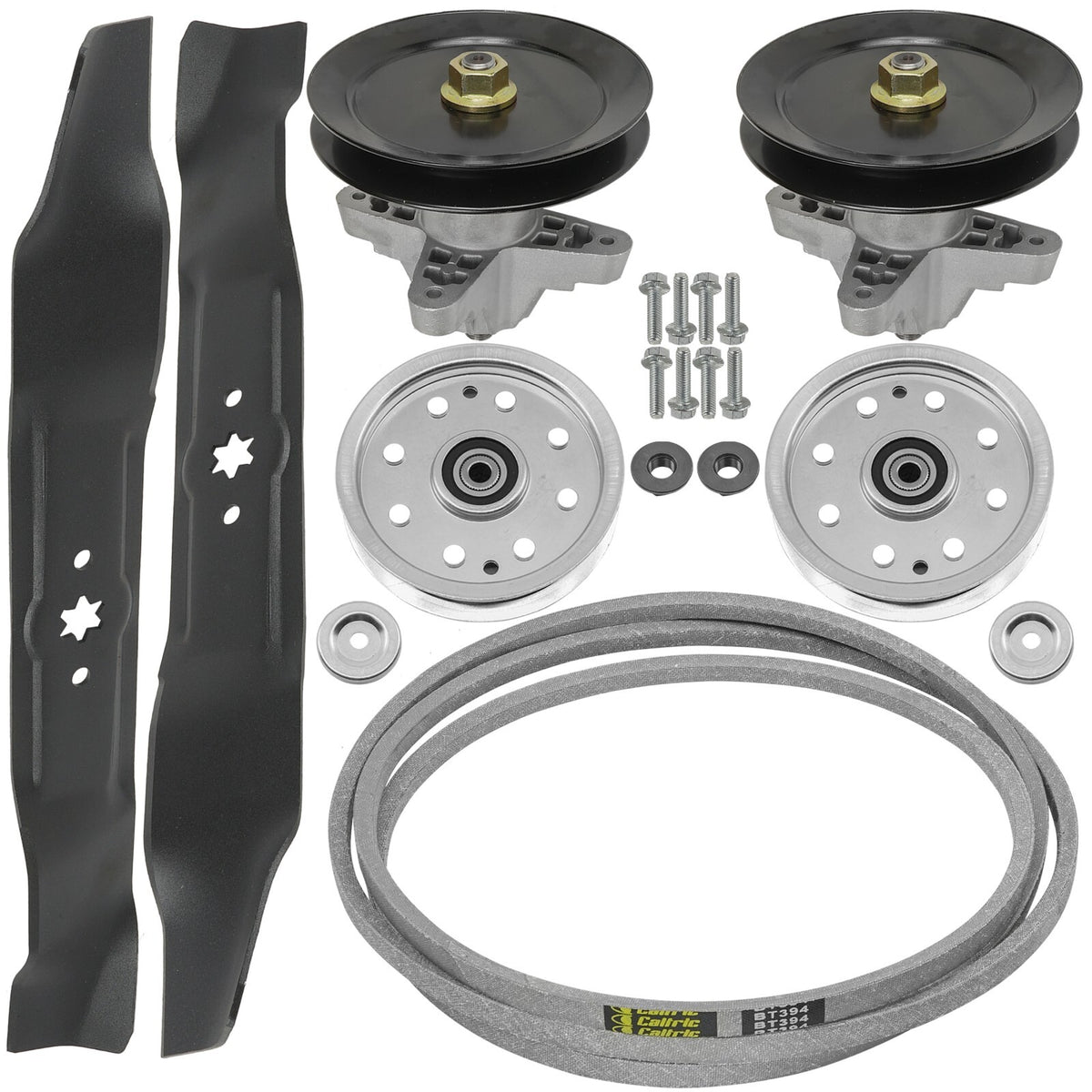 Deck Spindle with Pulley Belt for Troy-Bilt Super Bronco Range Rider 42" (2017–2022)