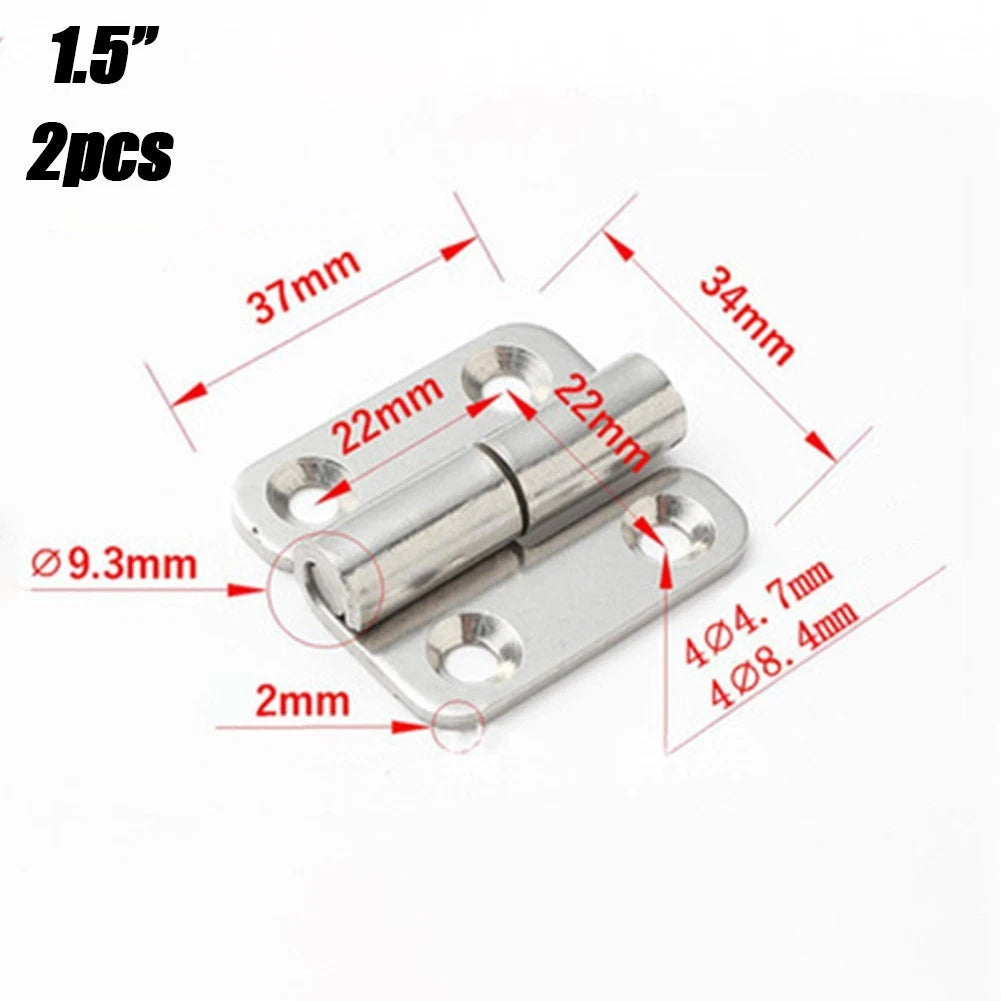 2X 1.5"/2"/2.5"/3" Hinge for Cabinet Boxes Detachable Door
