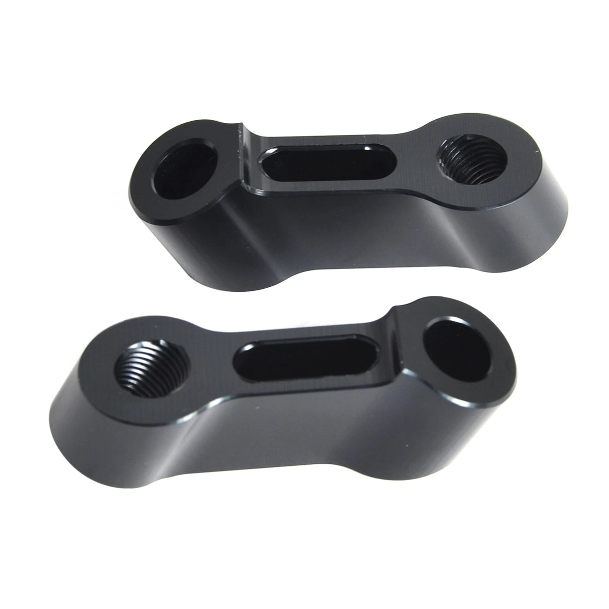 10mm Motorcycle Mirror Mount Risers Extenders Adapters Universal Black
